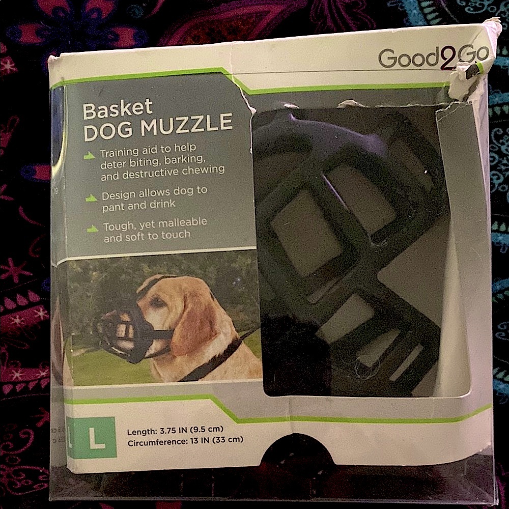 Good2Go Black Dog Muzzle